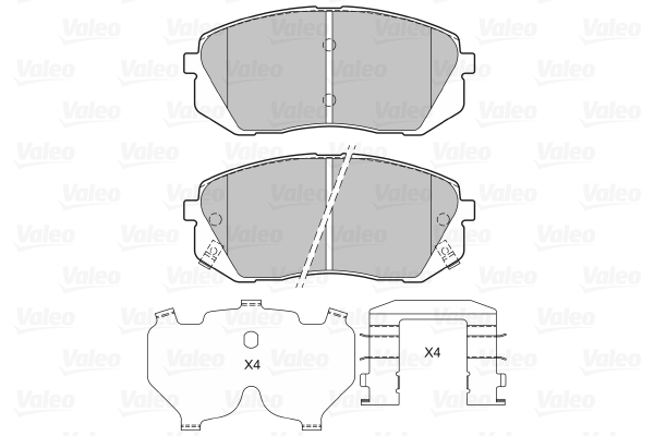 Valeo Remblokset 601322