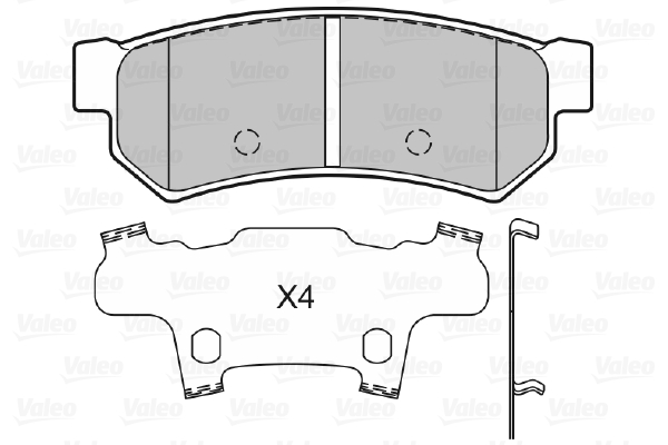 Valeo Remblokset 601343