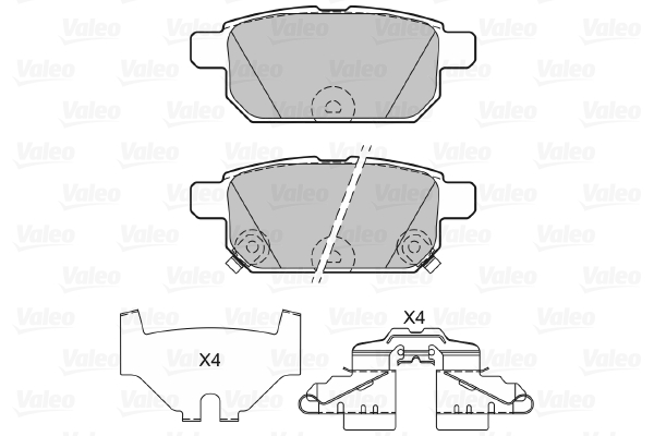 Valeo Remblokset 601285