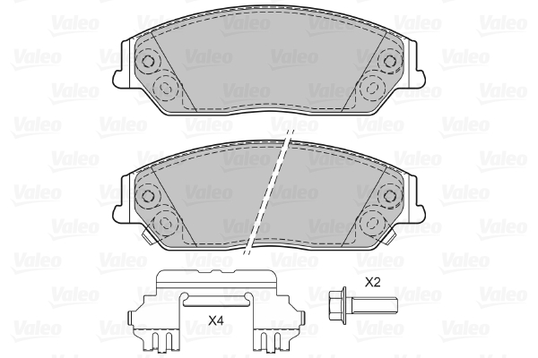 Remblokset Valeo 601333