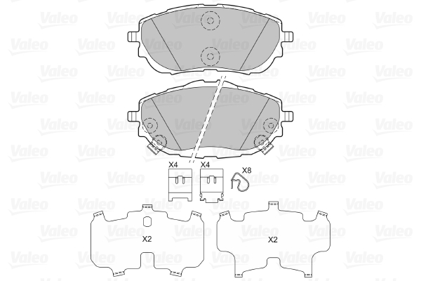 Valeo Remblokset 601362