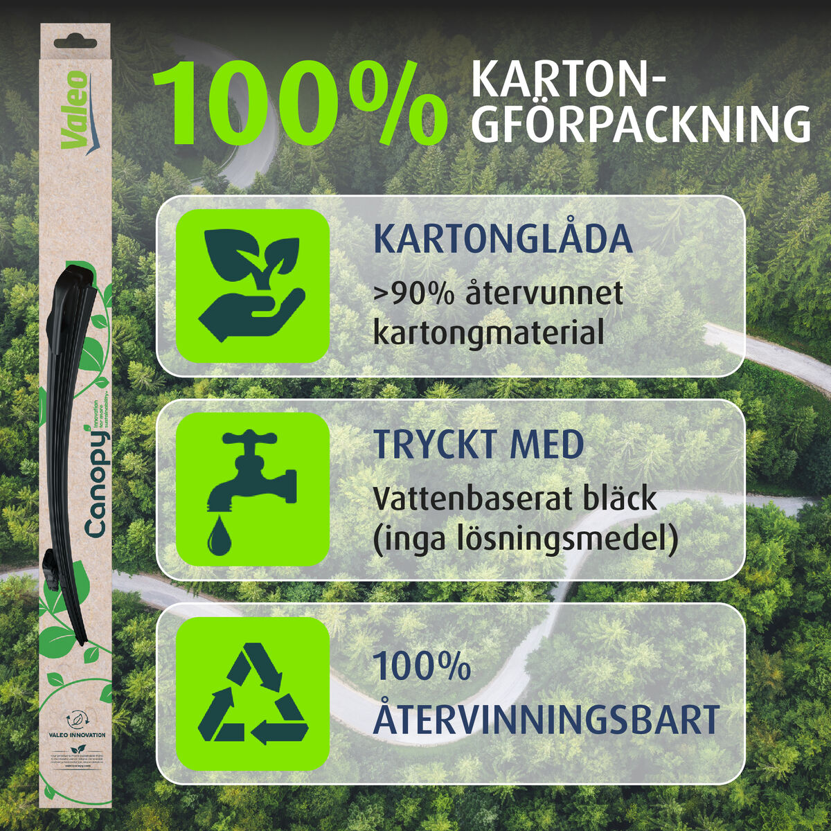 Valeo Ruitenwisserblad 583963