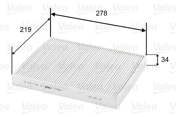 Interieurfilter Valeo 715581