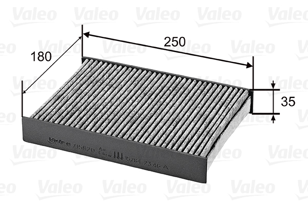 Interieurfilter Valeo 715820