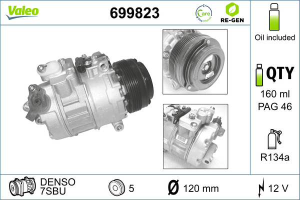 Airco compressor Valeo 699823