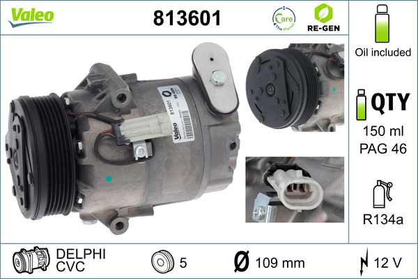 Airco compressor Valeo 813601