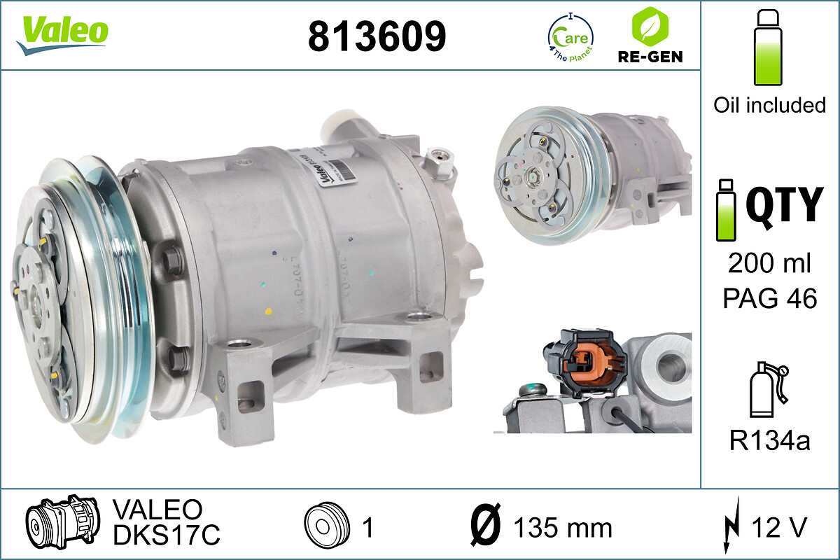 Airco compressor Valeo 813609