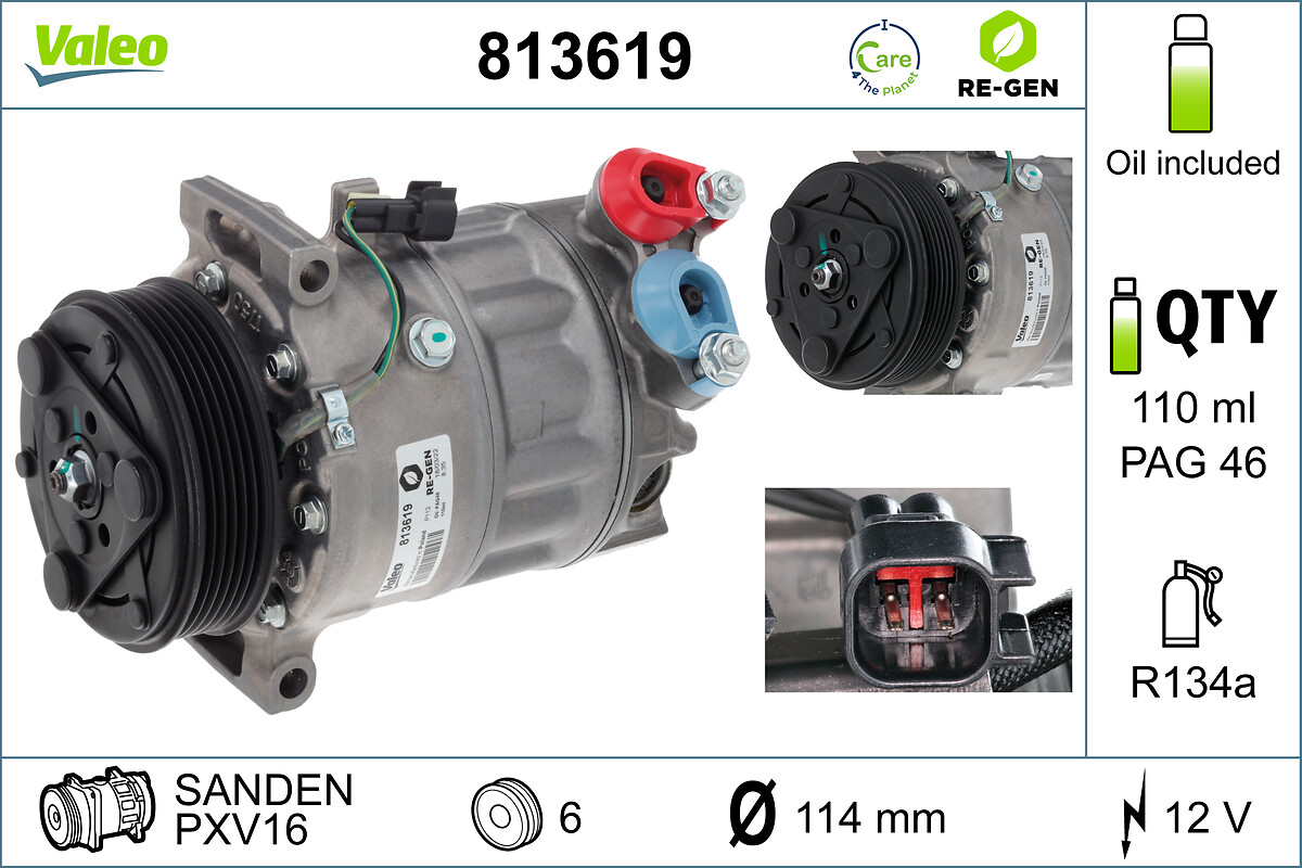 Airco compressor Valeo 813619