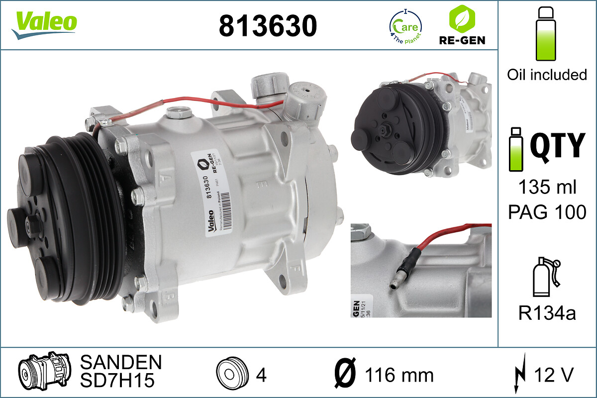 Airco compressor Valeo 813630