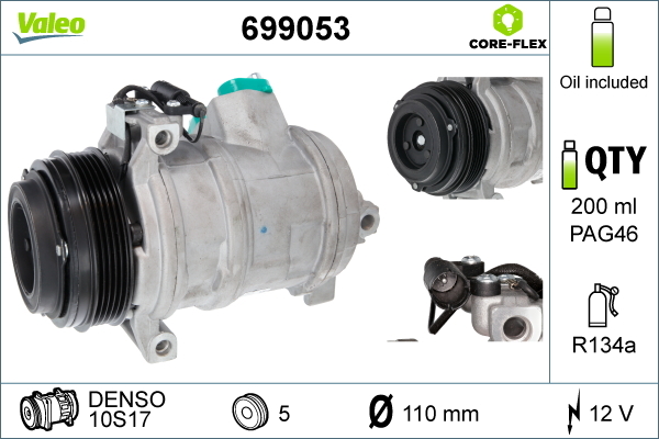 Airco compressor Valeo 699053