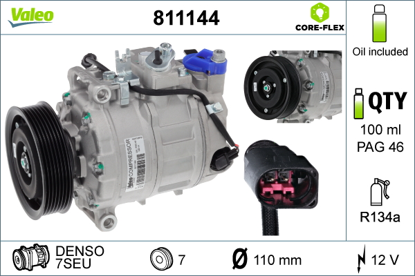 Airco compressor Valeo 811144