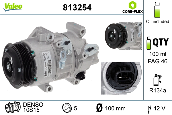 Airco compressor Valeo 813254