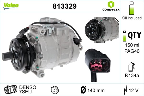 Airco compressor Valeo 813329