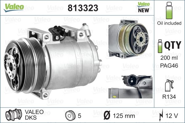 Airco compressor Valeo 813323