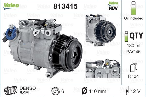 Airco compressor Valeo 813415