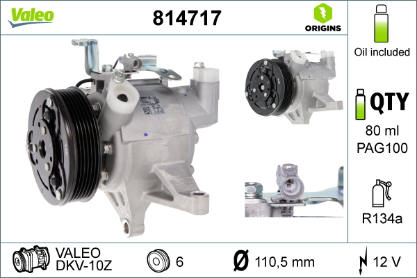 Airco compressor Valeo 814717