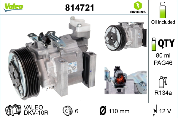 Airco compressor Valeo 814721