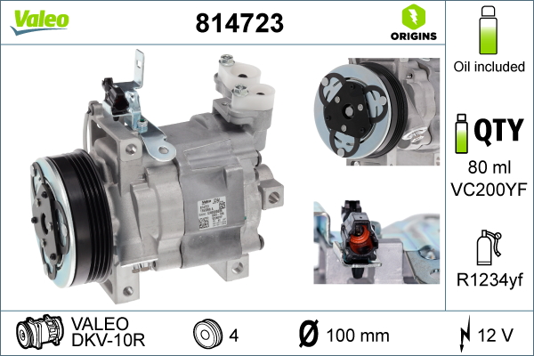 Airco compressor Valeo 814723