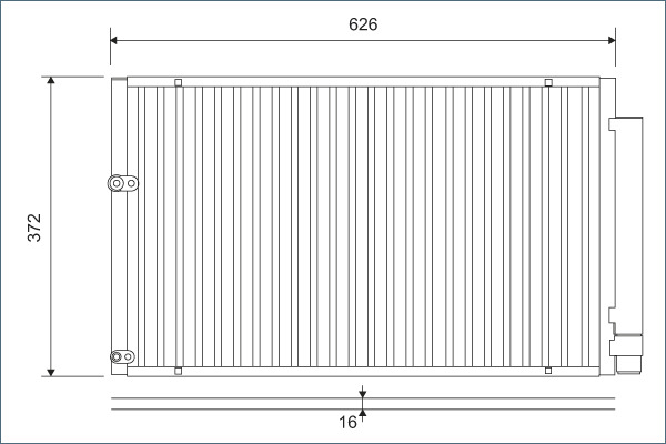 Airco condensor Valeo 812880