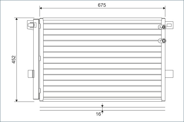 Airco condensor Valeo 814054