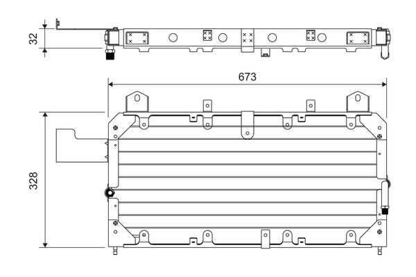 Airco condensor Valeo 814062