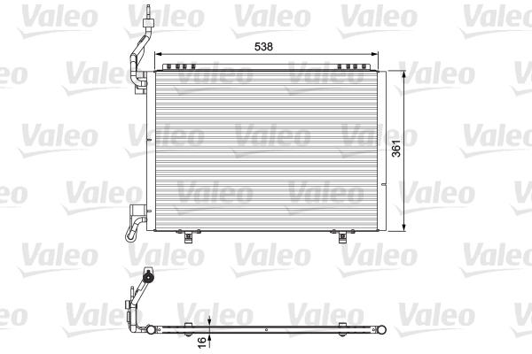 Airco condensor Valeo 814075