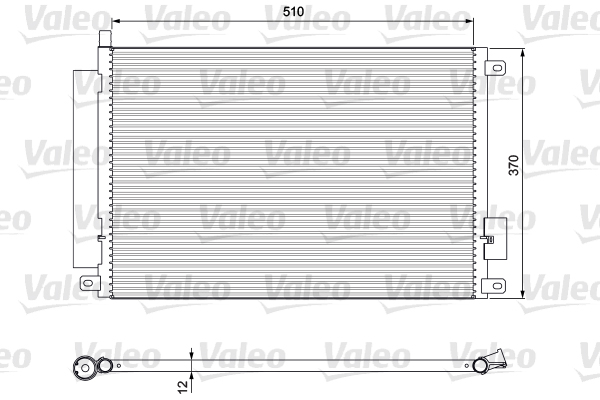 Airco condensor Valeo 814155