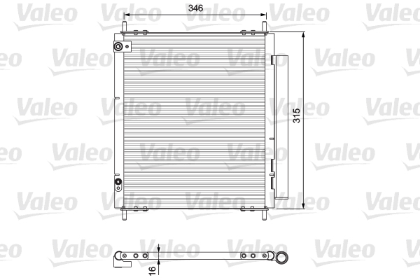 Airco condensor Valeo 814222