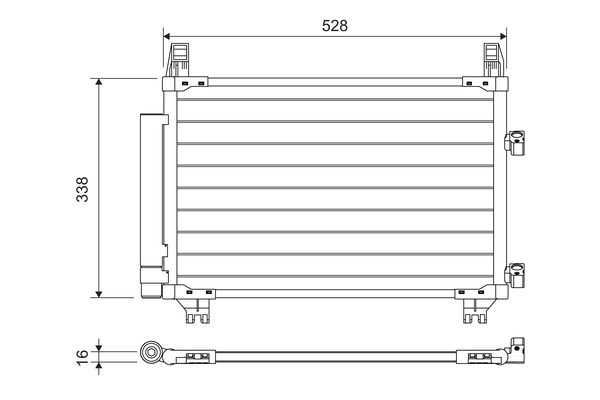 Airco condensor Valeo 814223