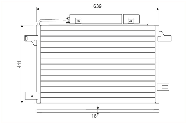 Airco condensor Valeo 814249