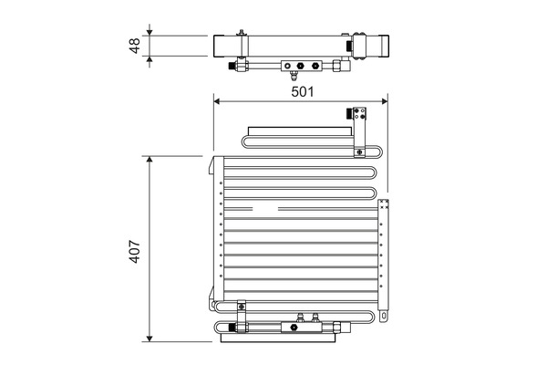 Airco condensor Valeo 814288