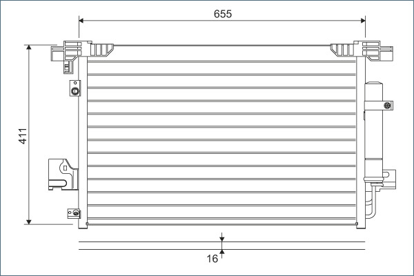 Airco condensor Valeo 814315