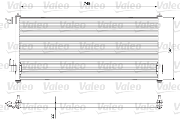 Airco condensor Valeo 814383