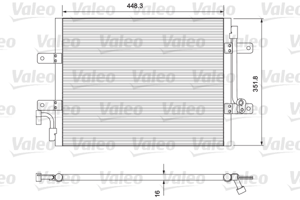 Airco condensor Valeo 814384