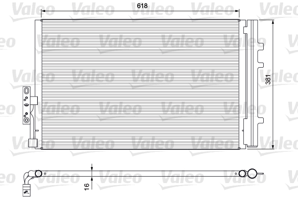 Airco condensor Valeo 814386