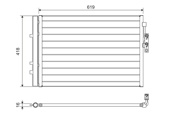 Airco condensor Valeo 814387