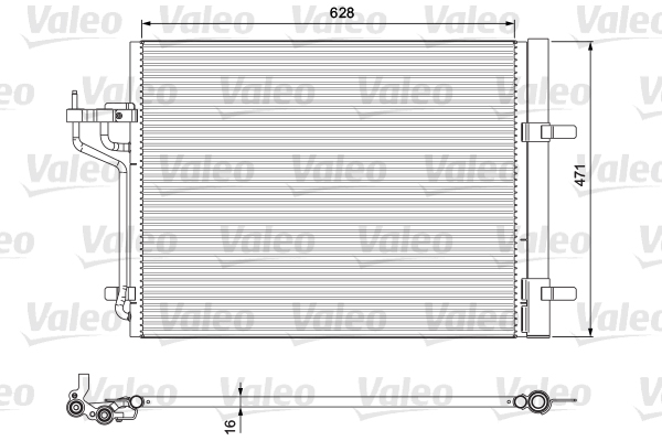 Airco condensor Valeo 814390