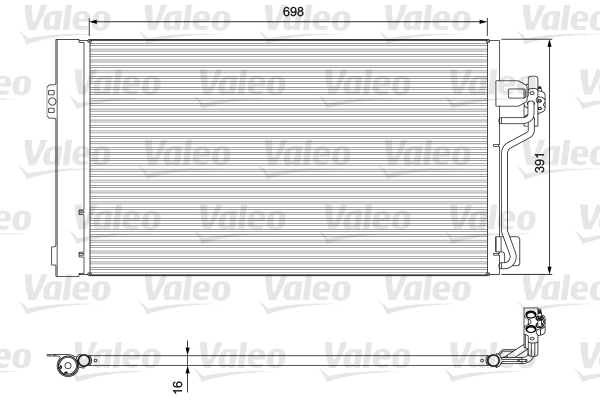 Airco condensor Valeo 814391