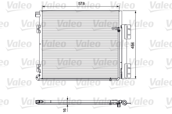 Airco condensor Valeo 815060