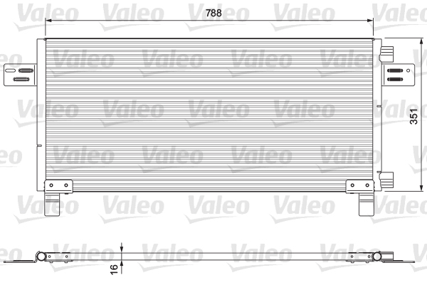 Airco condensor Valeo 815091