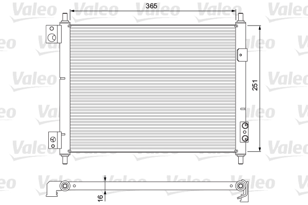 Airco condensor Valeo 815092