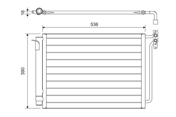 Airco condensor Valeo 817575