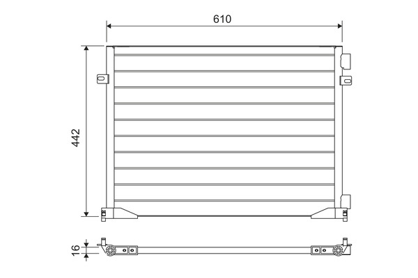 Airco condensor Valeo 817644