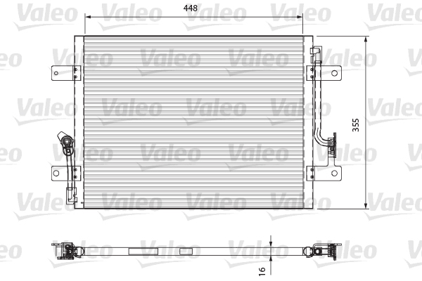 Airco condensor Valeo 818066