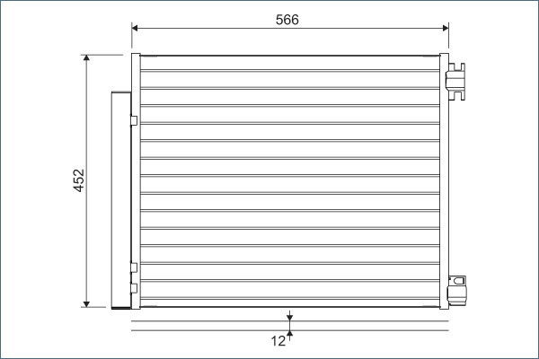 Airco condensor Valeo 822569