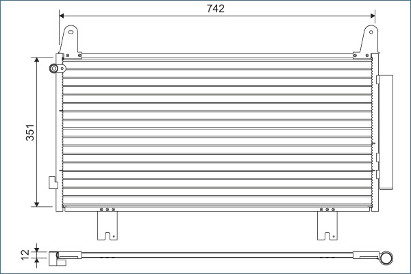 Airco condensor Valeo 822634