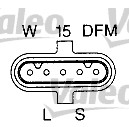 Alternator/Dynamo Valeo 434036