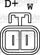 Alternator/Dynamo Valeo 440026