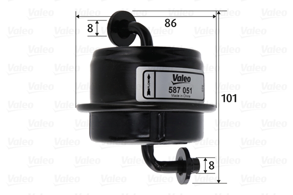 Brandstoffilter Valeo 587051