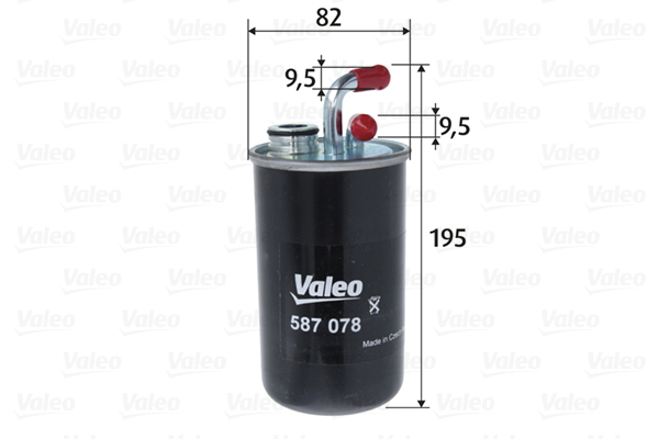 Brandstoffilter Valeo 587078